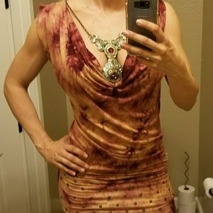 Kimikal Tie Dye Mini Cocktail Dress or Shirt